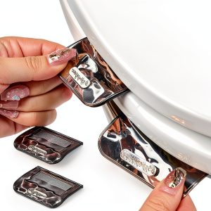 Toilet Seat Lifter 2 PCS Hands-Free Lever WTYPOPK Home Office-0