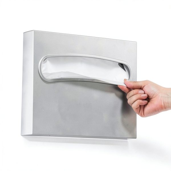 Toilet Seat Cover Dispenser Vellora 304 Stainless Steel 250 Capacity-2