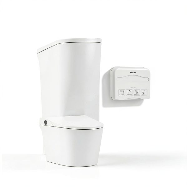 Commercial Toilet Seat Cover Dispenser Bertreno Wall-Mount White-7