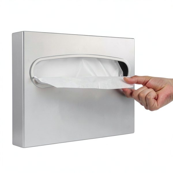 Toilet Seat Cover Dispenser Vellora 304 Stainless Steel 250 Capacity-6
