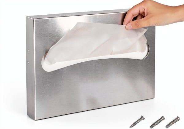 Commercial Stainless Steel Toilet Seat Cover Dispenser Wall Mount by-0