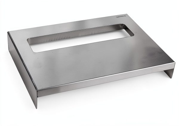 Commercial Toilet Seat Cover Dispenser 304 Stainless Steel Wall-Mount 1/2 Fold 250 Sheets Capacity Brush-3