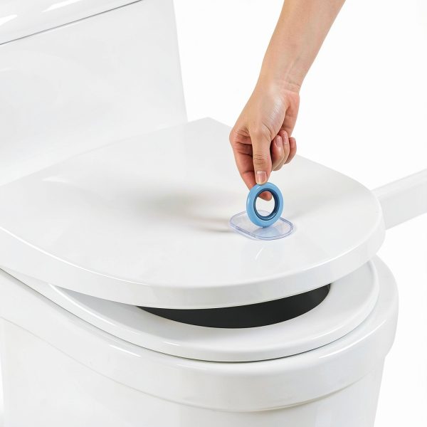 Toilet Seat Lift Handle Phowedaer 3‑Piece Lid Lifter for Home & Office-5